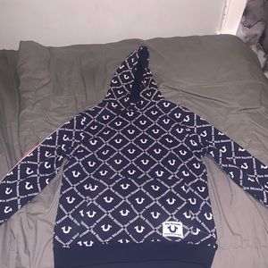 True Religion Monogram Pullover Hoodie